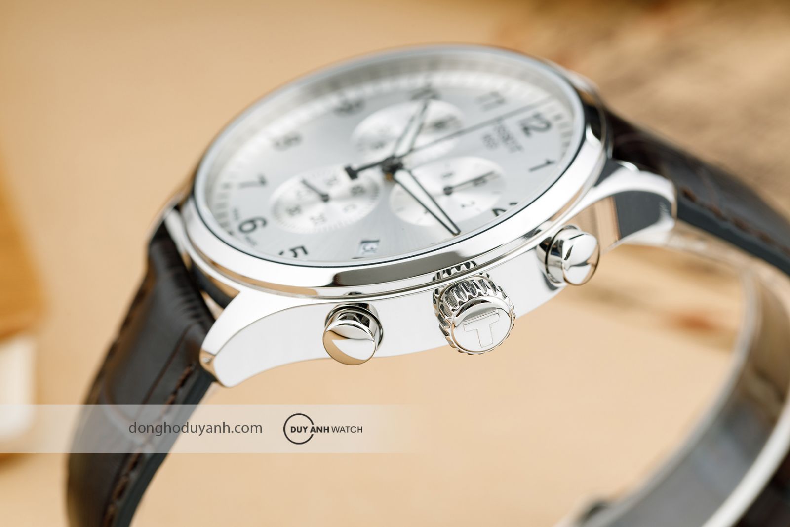 Góc nhìn nghiêng Tissot Chrono Xl Classic T116.617.16.037.00