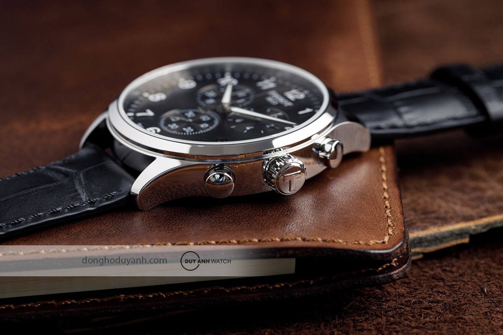 Góc nhìn nghiêng Tissot Chrono XL Classic T116.617.16.057.00