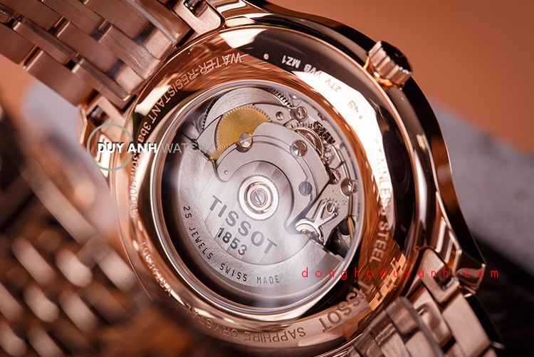 Mặt đáy Tissot Tradition Automatic Small Second T063.428.33.038.00