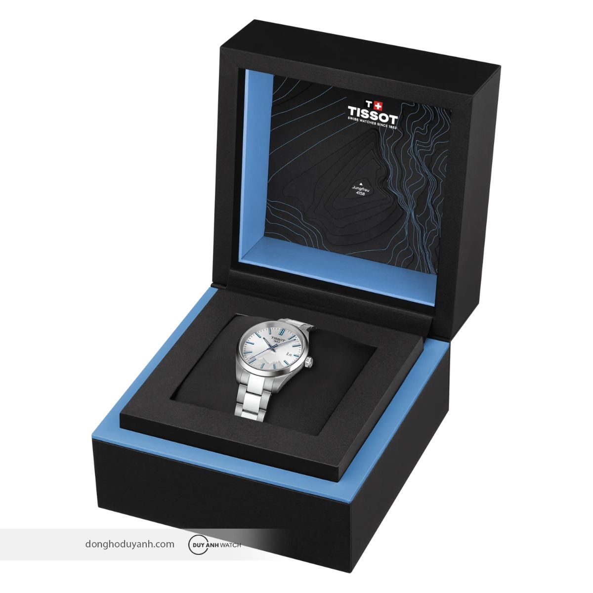 Hộp Đồng hồ nữ Tissot PR 100 Jungfraubahn T150.210.11.031.01