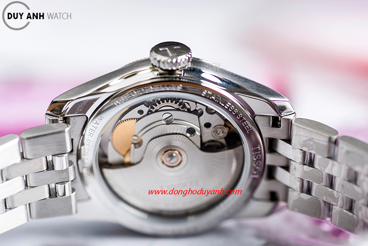 Mặt đáy Tissot Ballade Automatic Cosc T108.208.11.117.00