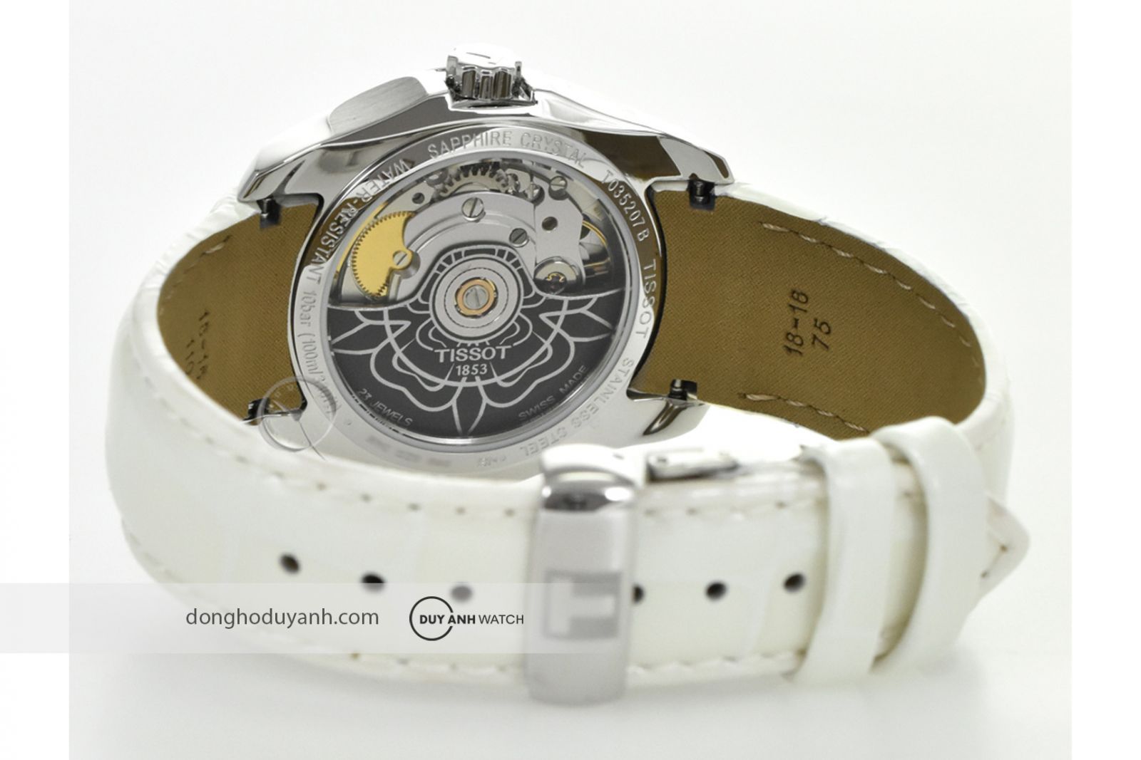 Mặt đáy Tissot Couturier Powermatic 80 T035.207.16.116.00