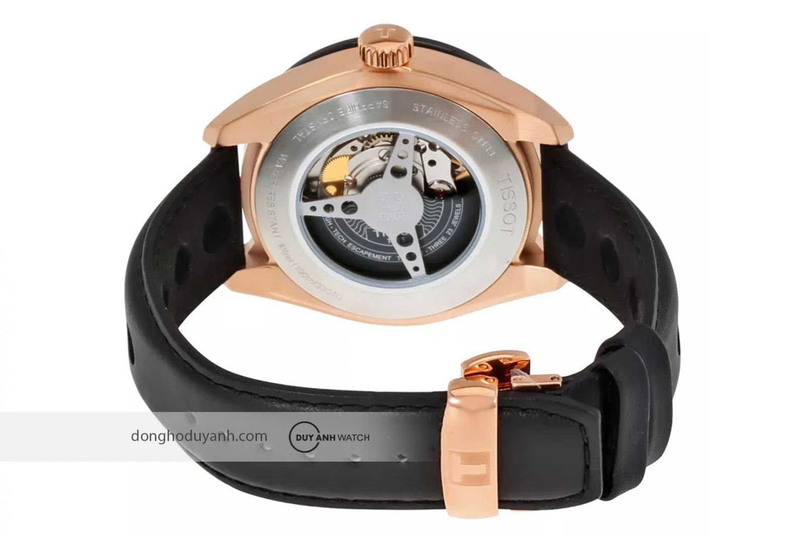 Mặt đáy Tissot PRS 516 T100.430.36.051.00