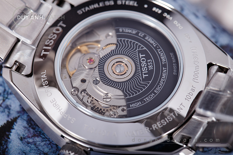 Mặt đáy Tissot PR 100 Automatic T101.407.11.031.00