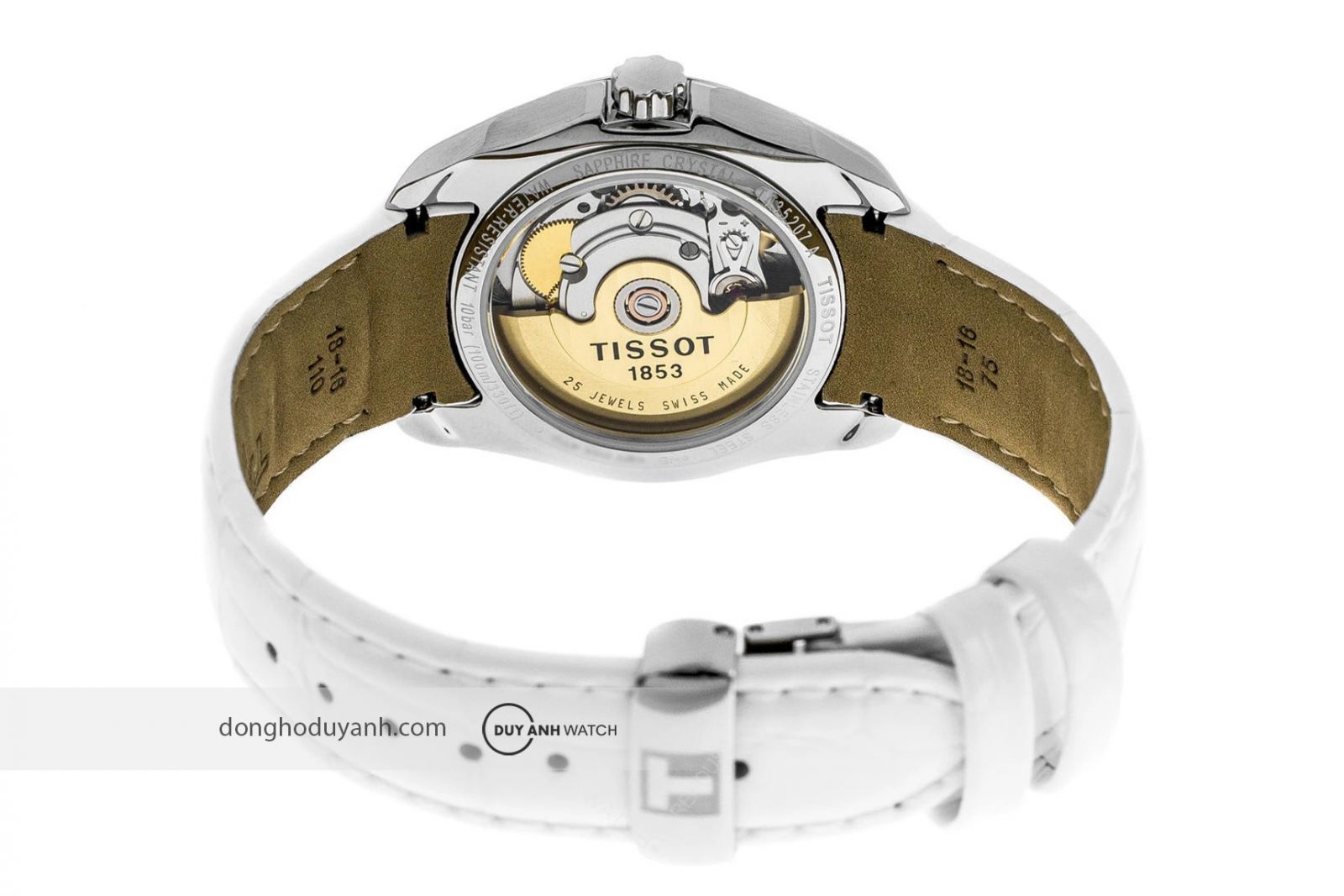 Mặt đáy của Tissot Couturier T035.207.16.011.00