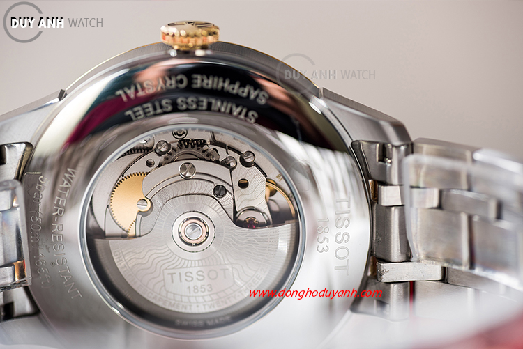 Mặt đáy Tissot Chemin Des Tourelles  T099.407.22.037.00