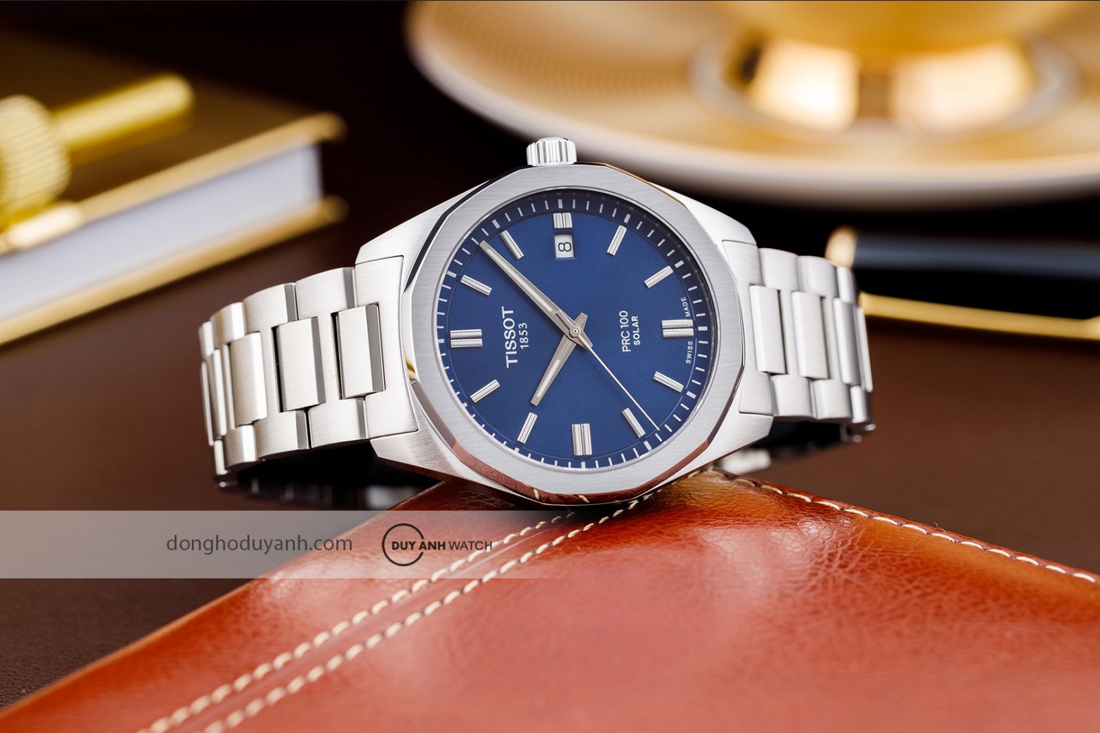 Tissot PRC 100 Solar Quartz T151.422.11.041.00 mang đến sự kết hợp hài hòa giữa thiết kế thanh lịch và công nghệ năng lượng ánh sáng hiện đại.