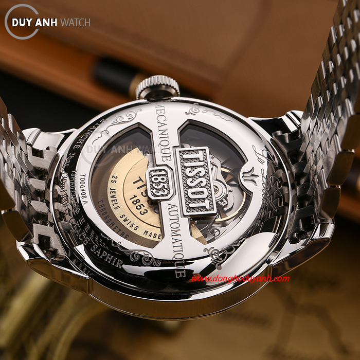 Mặt đáy Tissot Le Locle Automatic Cosc T006.408.11.057.00
