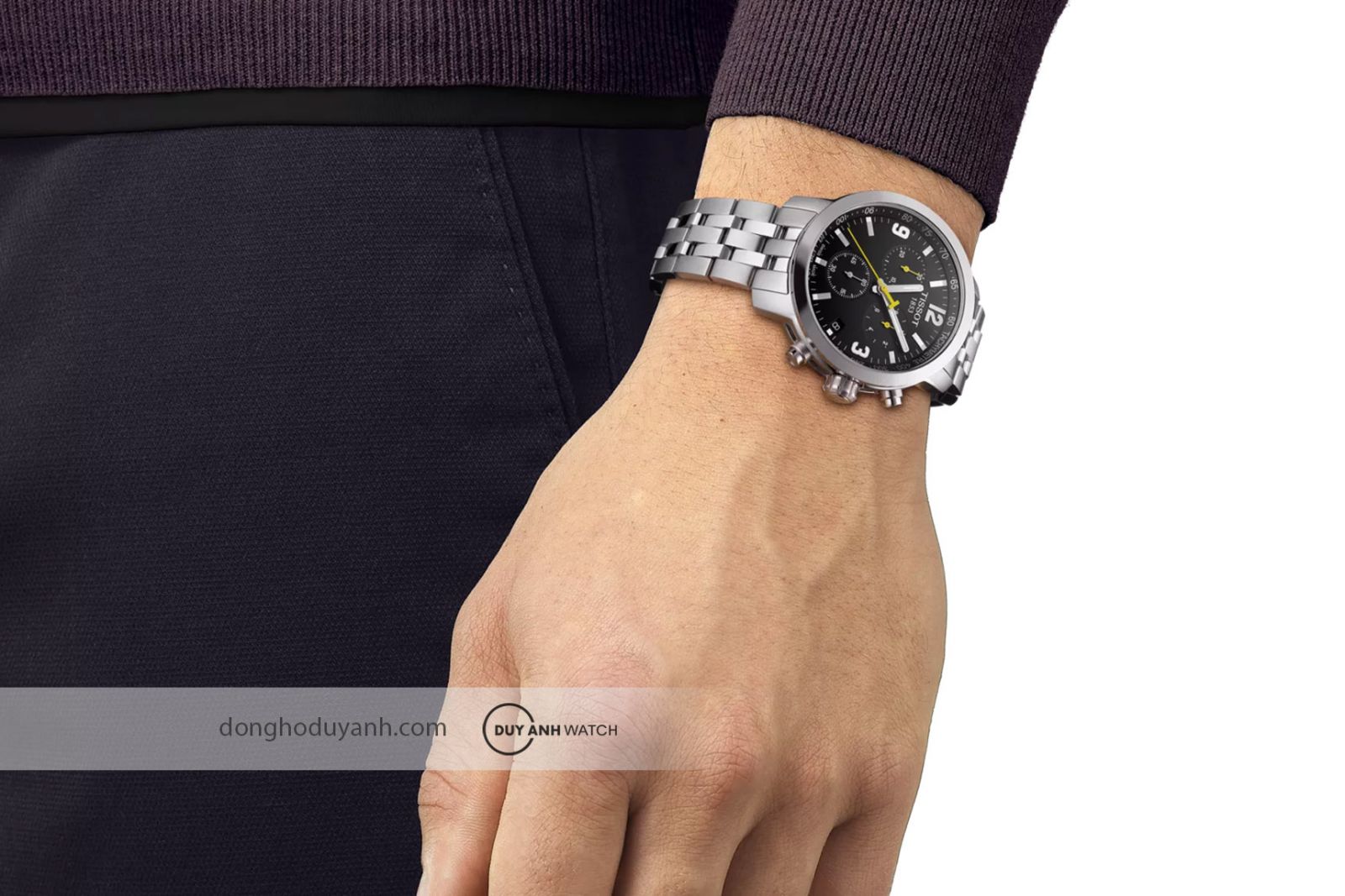 Tissot PRC 200 T055.417.11.057.00 trên tay