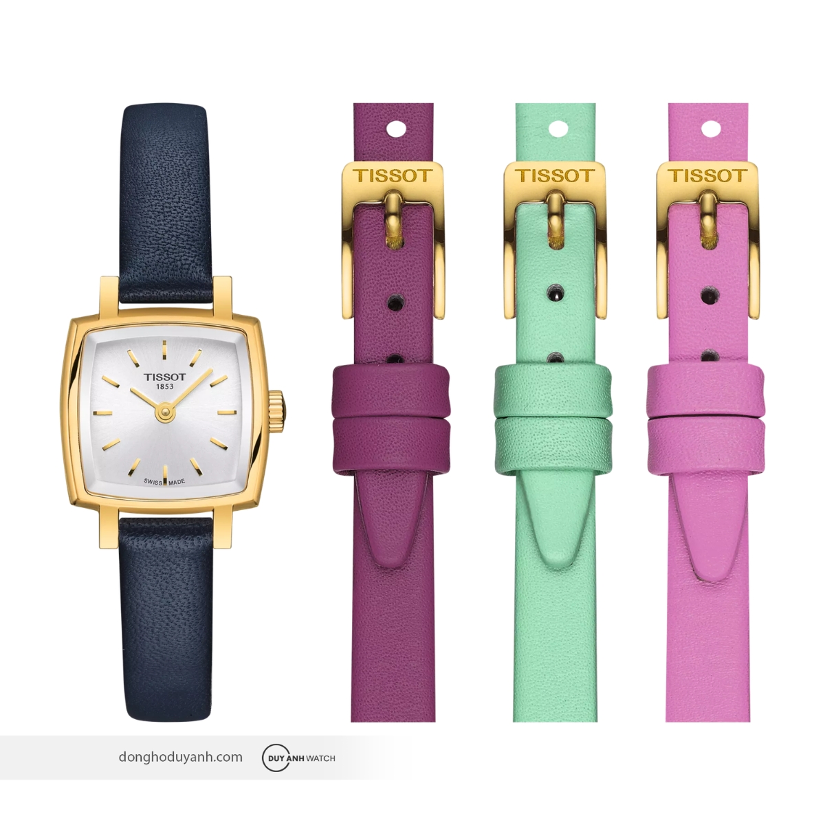 Đồng hồ nữ Tissot Lovely Square Summer Kit T058.109.36.031.03