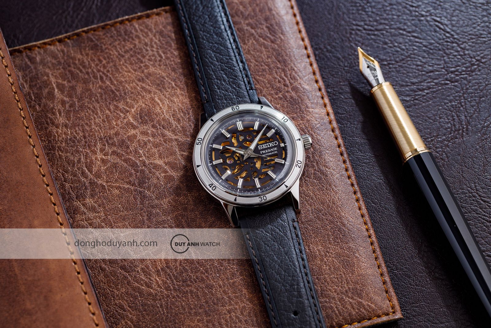 Đồng hồ nam Seiko Presage Style 60 Skeleton SSA461J1