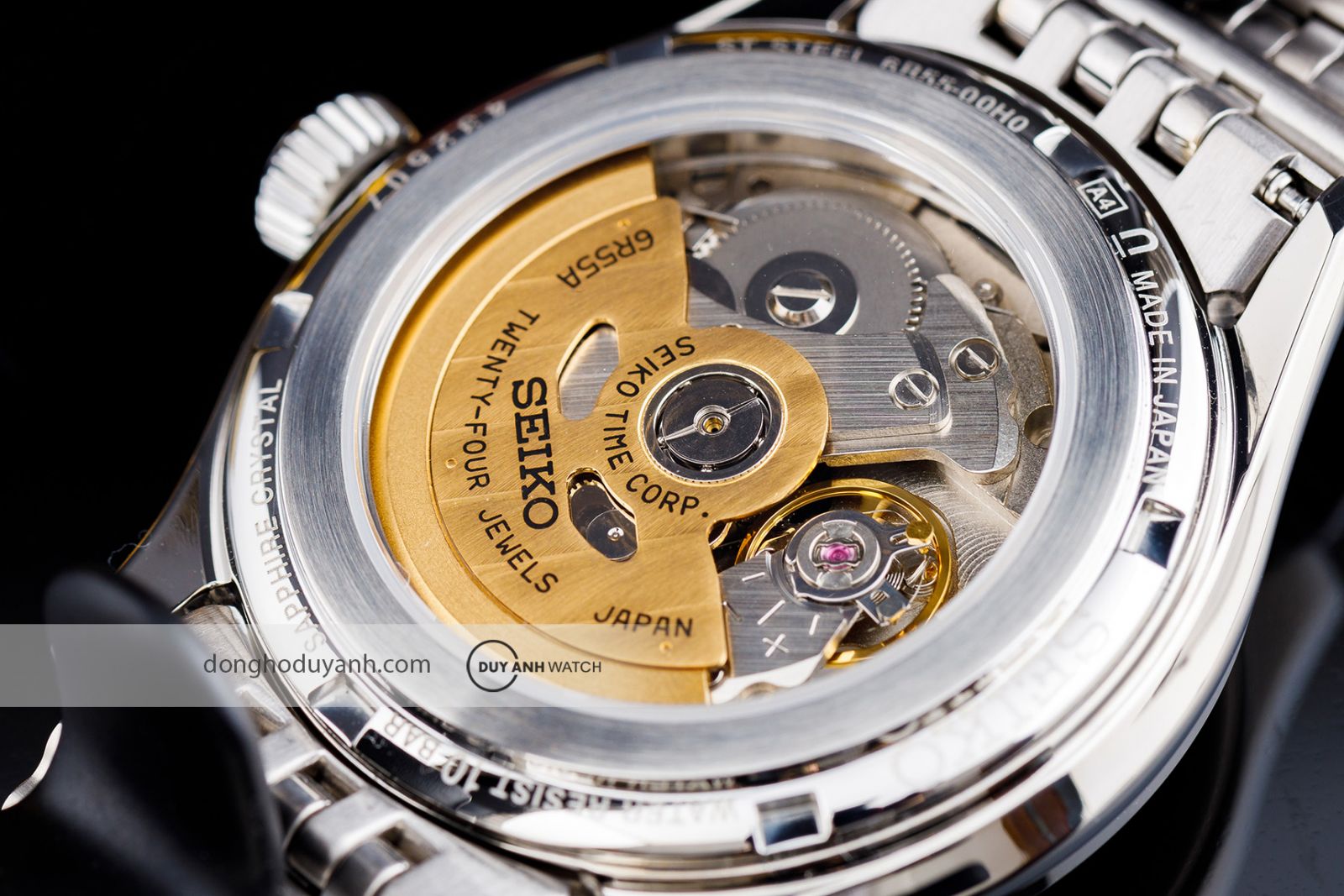 Mặt đáy đồng hồ nam Seiko Presage Classic SPB467J1