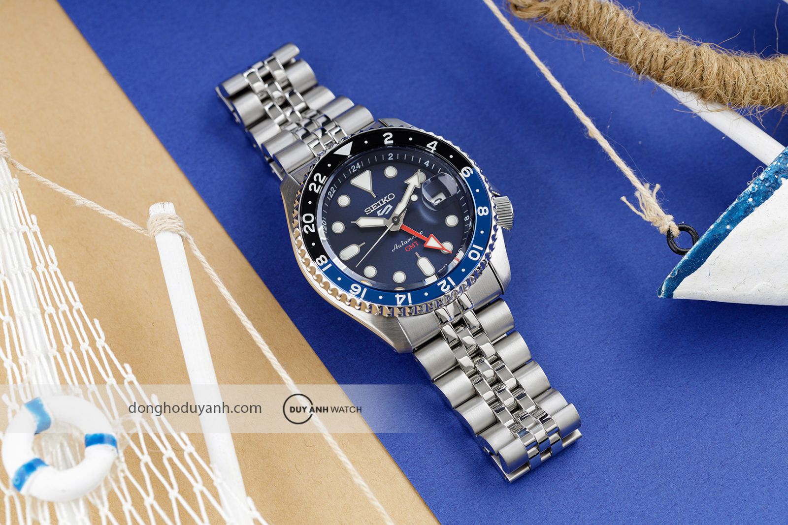 Đồng hồ nam Seiko 5 Sports GMT SSK003K1