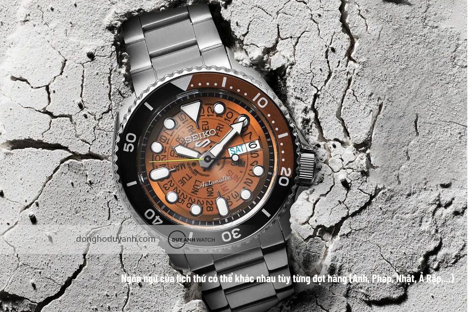 Đồng hồ nam Seiko 5 Sports SRPJ47K1