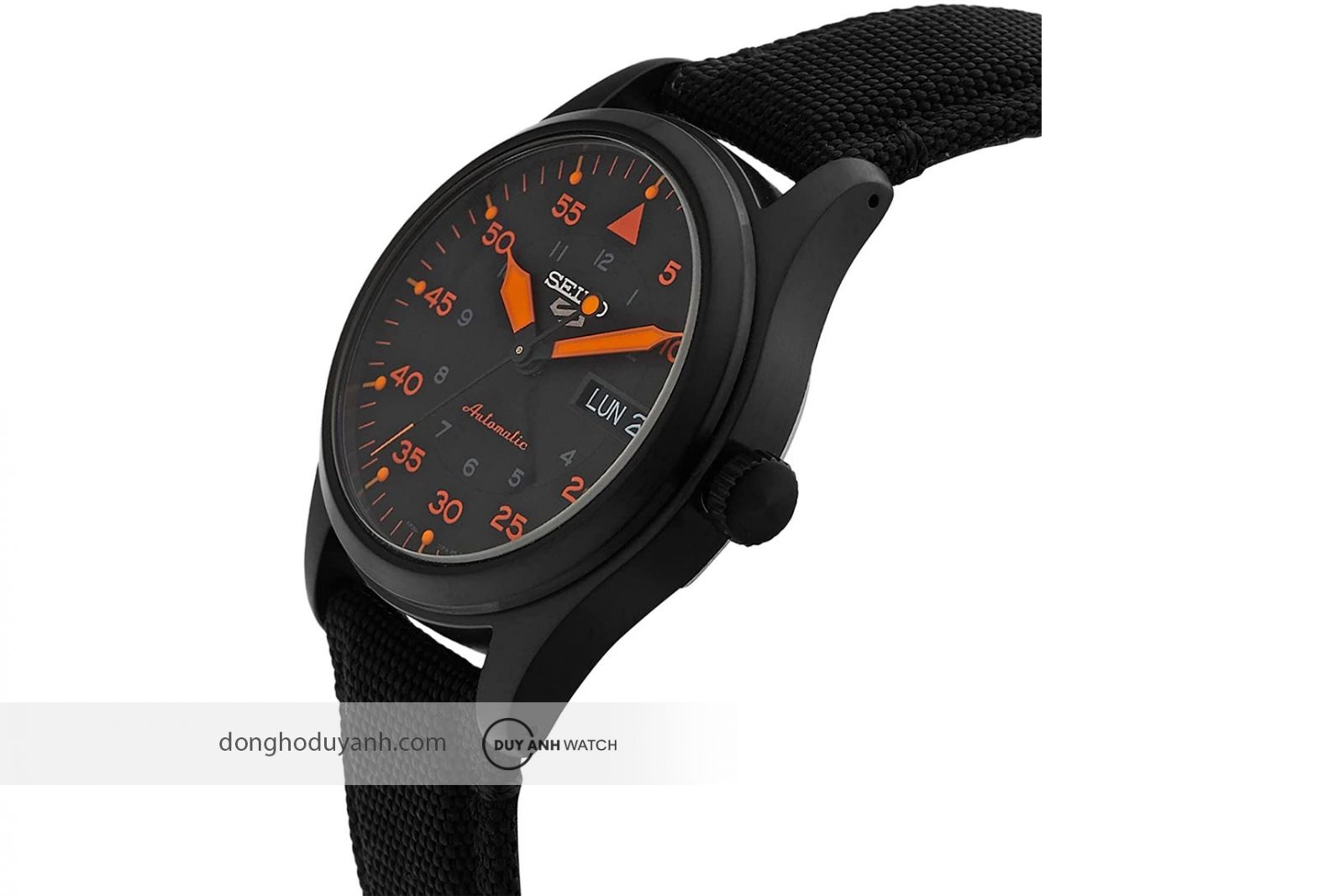 Góc nghiêng Seiko 5 Sports Field Quân Đội SRPH33K1