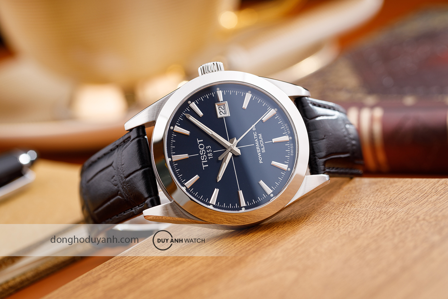 Đồng hồ Tissot Gentleman Powermatic 80 Silicium T127.407.16.041.01