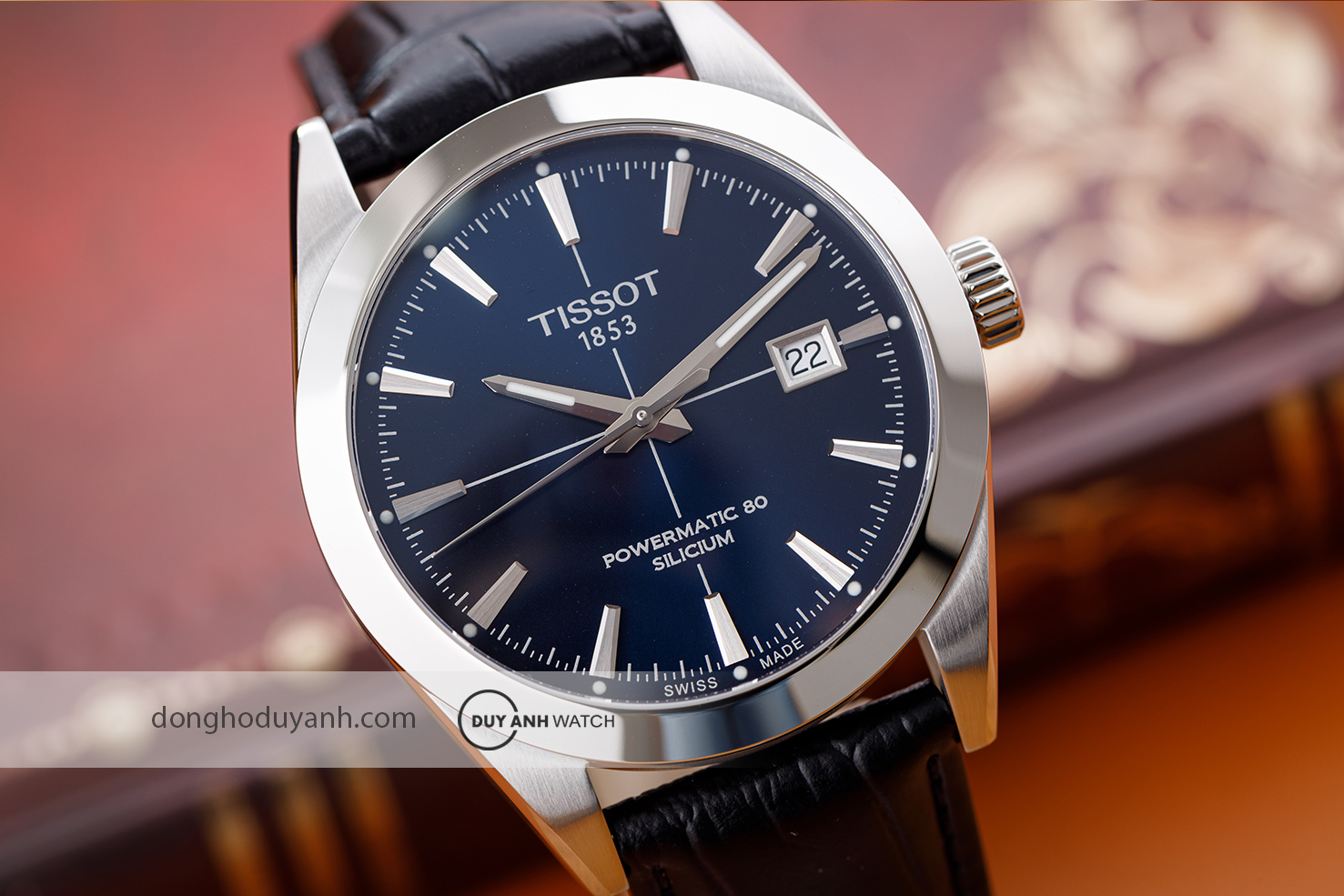Mặt số Đồng hồ Tissot Gentleman Powermatic 80 Silicium T127.407.16.041.01