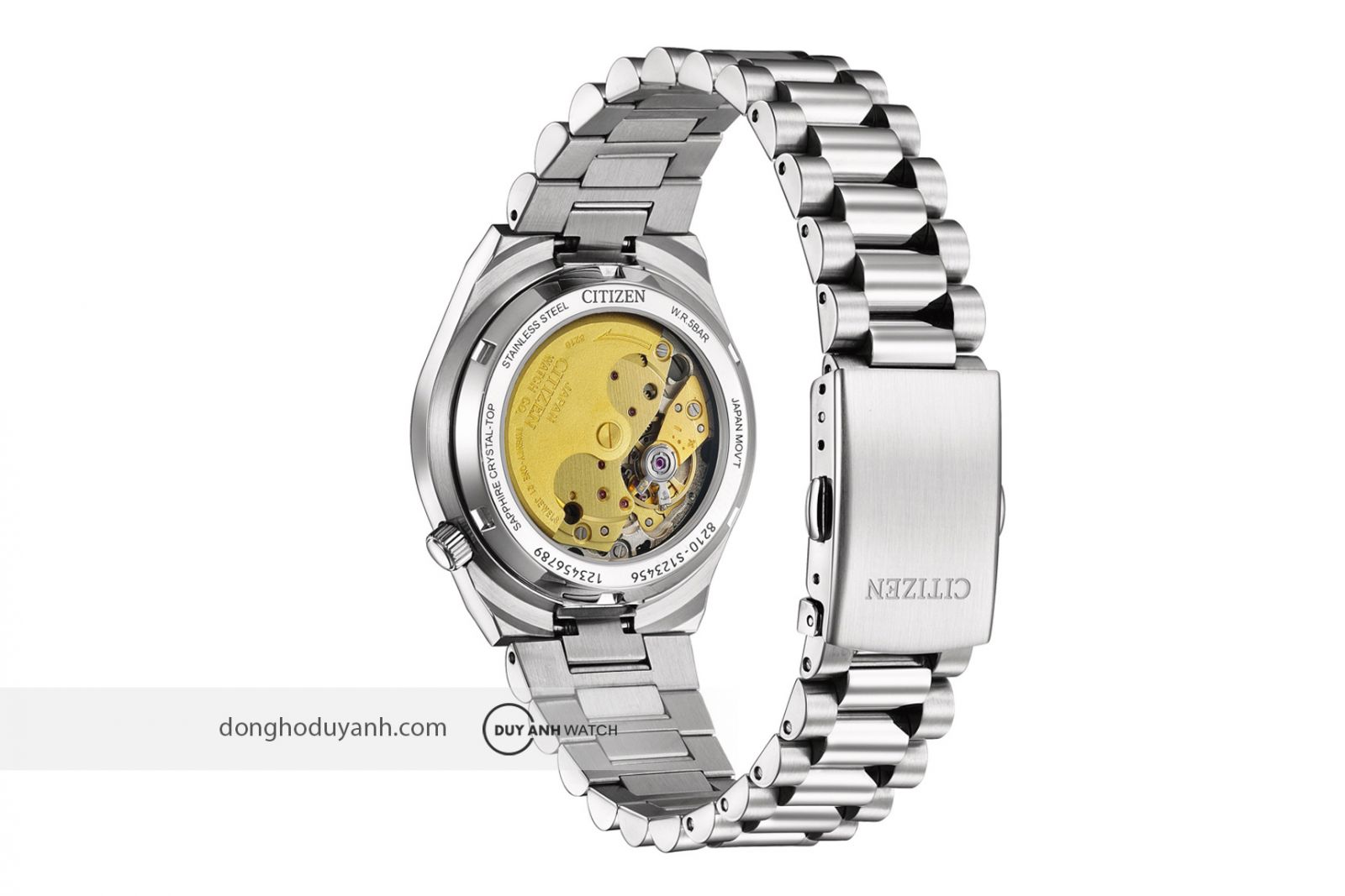 Mặt đáy Đồng hồ Citizen Tsuyosa NJ0200-50X