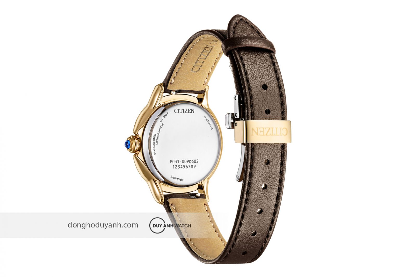 Mặt đáy Citizen L Ceci Eco-Drive EM1163-09X