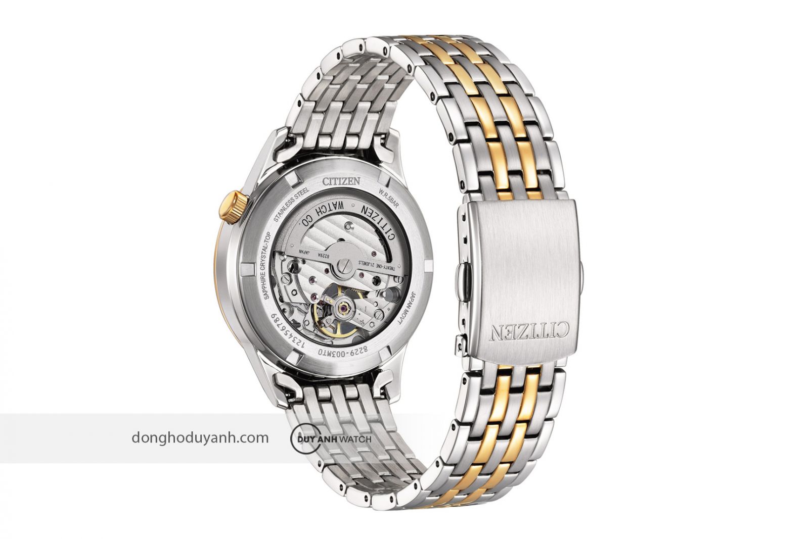 Mặt đáy Citizen Open Heart NH9136-88H