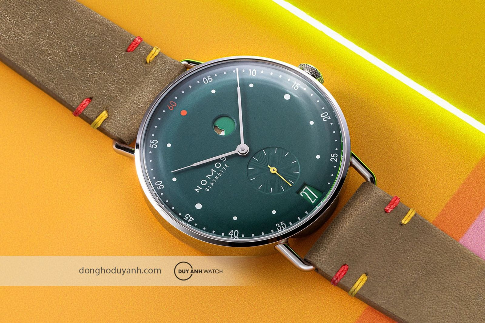 Chỉ báo năng lượng dạng ô cửa sổ của đồng hồ NOMOS