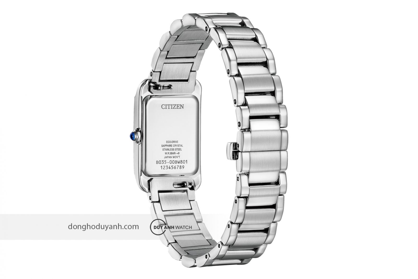Mặt đáy Citizen L Eco Drive EW5620-55N
