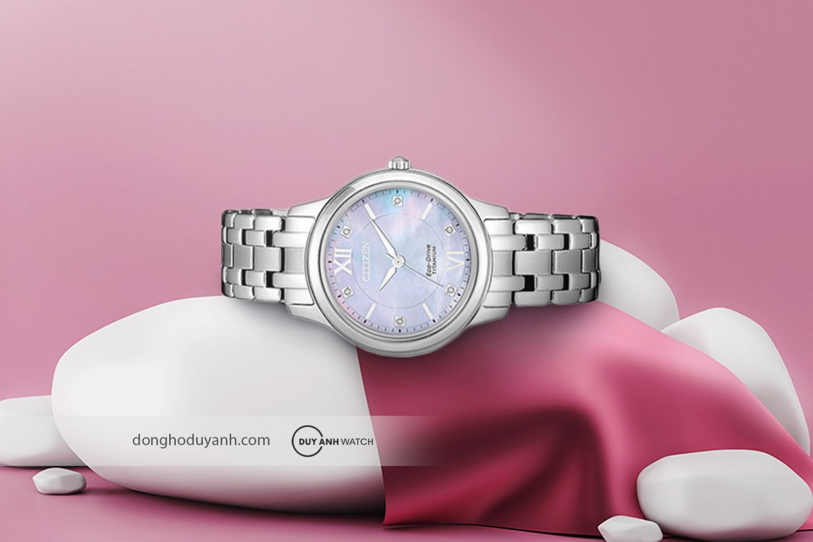 Citizen Eco-Drive Titanium EM0720-85Y chính hãng