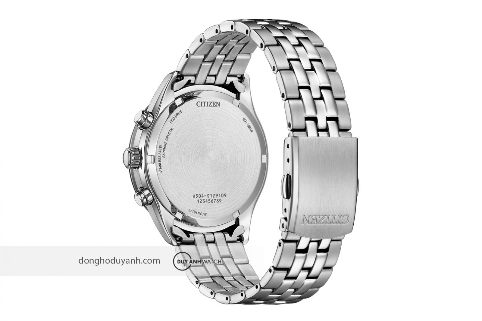 Mặt đáy Citizen Eco-Drive Chronograph AT2570-56L