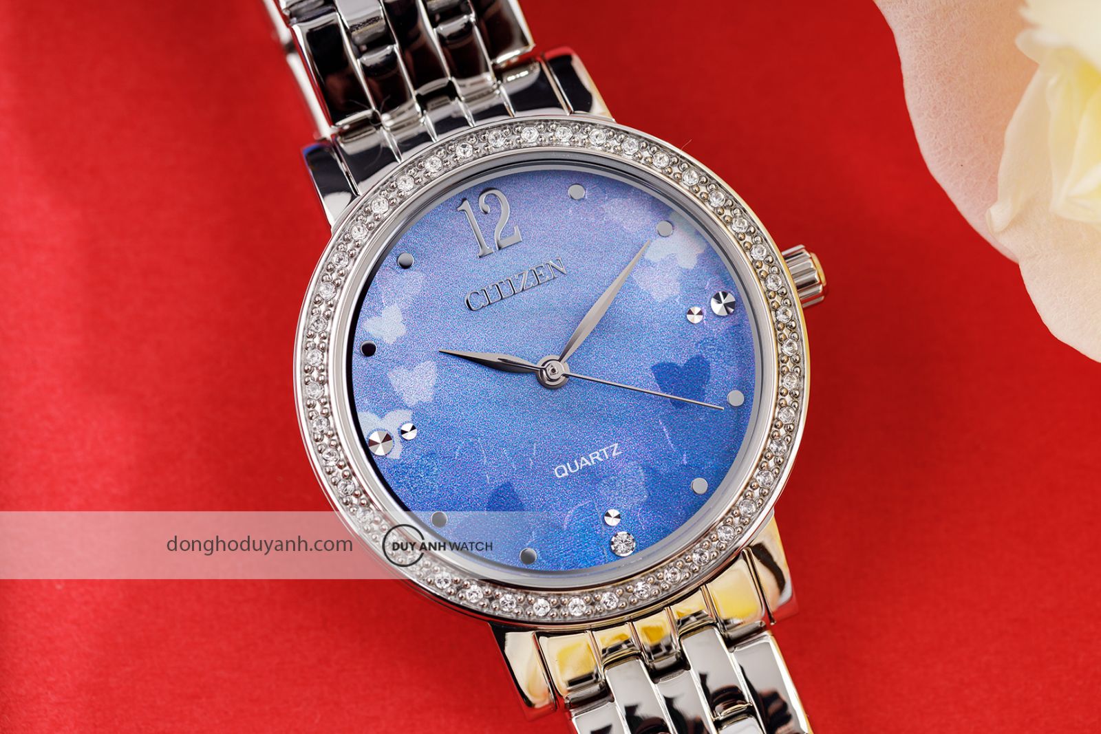 Mặt kính Citizen Quartz Blue Dial EL3100-55N