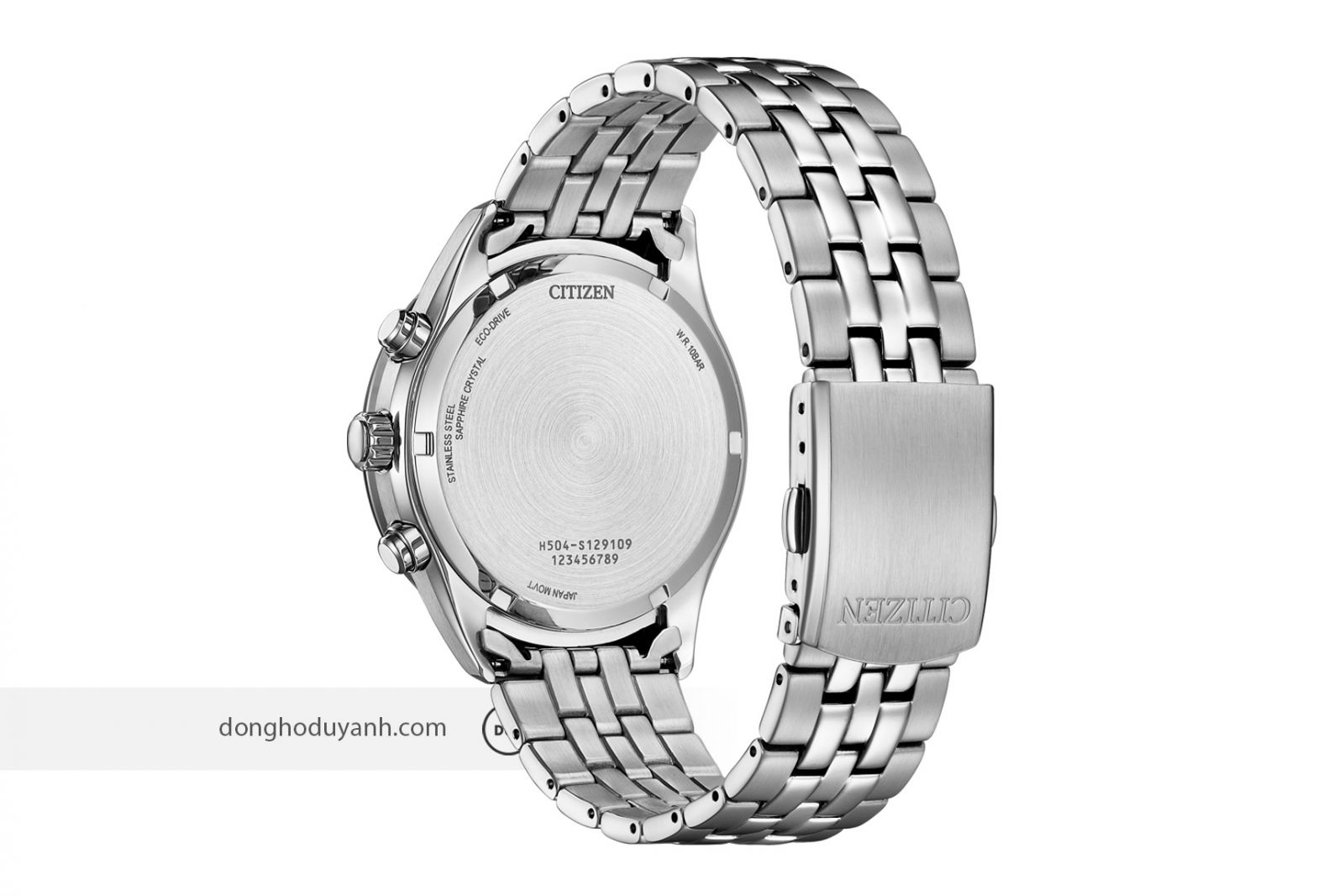 Mặt đáy Citizen Eco-Drive Chronograph AT2570-56E