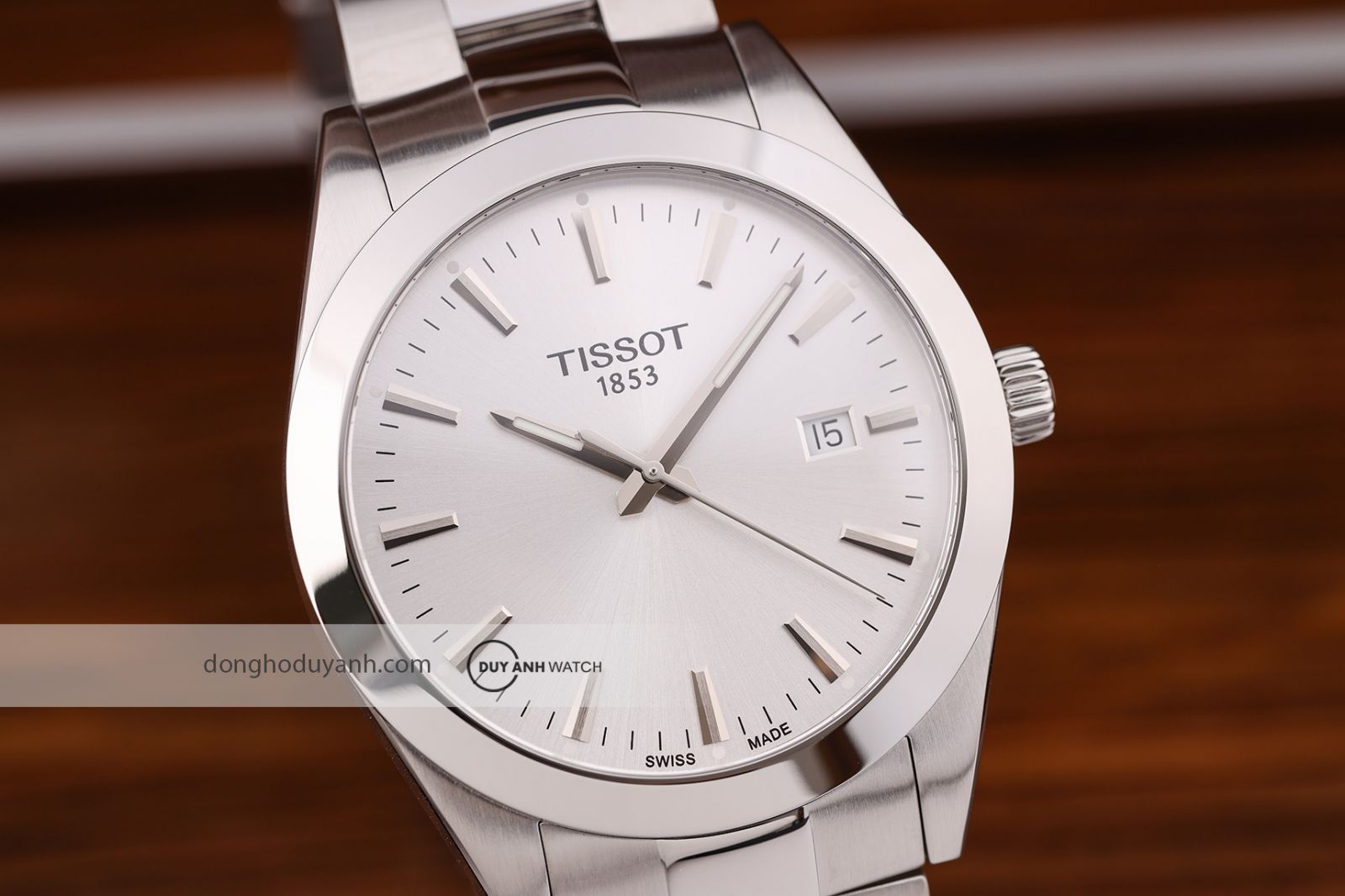 Mặt số Đồng hồ nam Tissot Gentleman T127.410.11.031.00