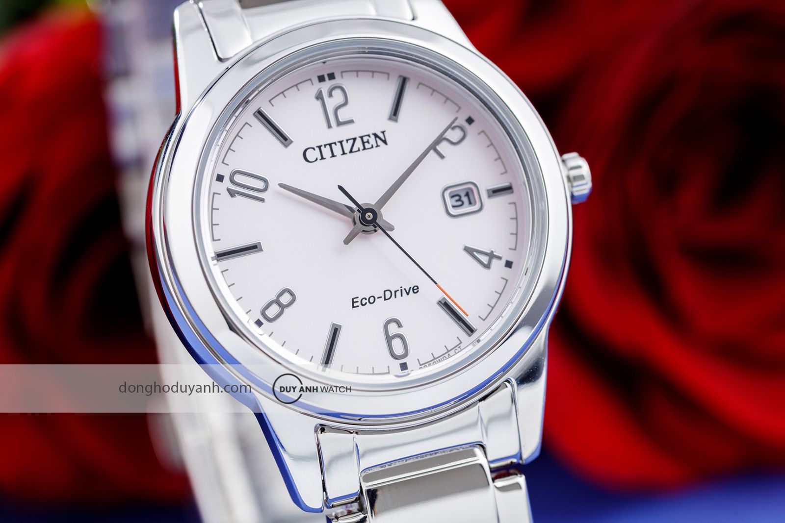 Mặt kính đồng hồ nữ Citizen Eco-Drive FE1241-71Z