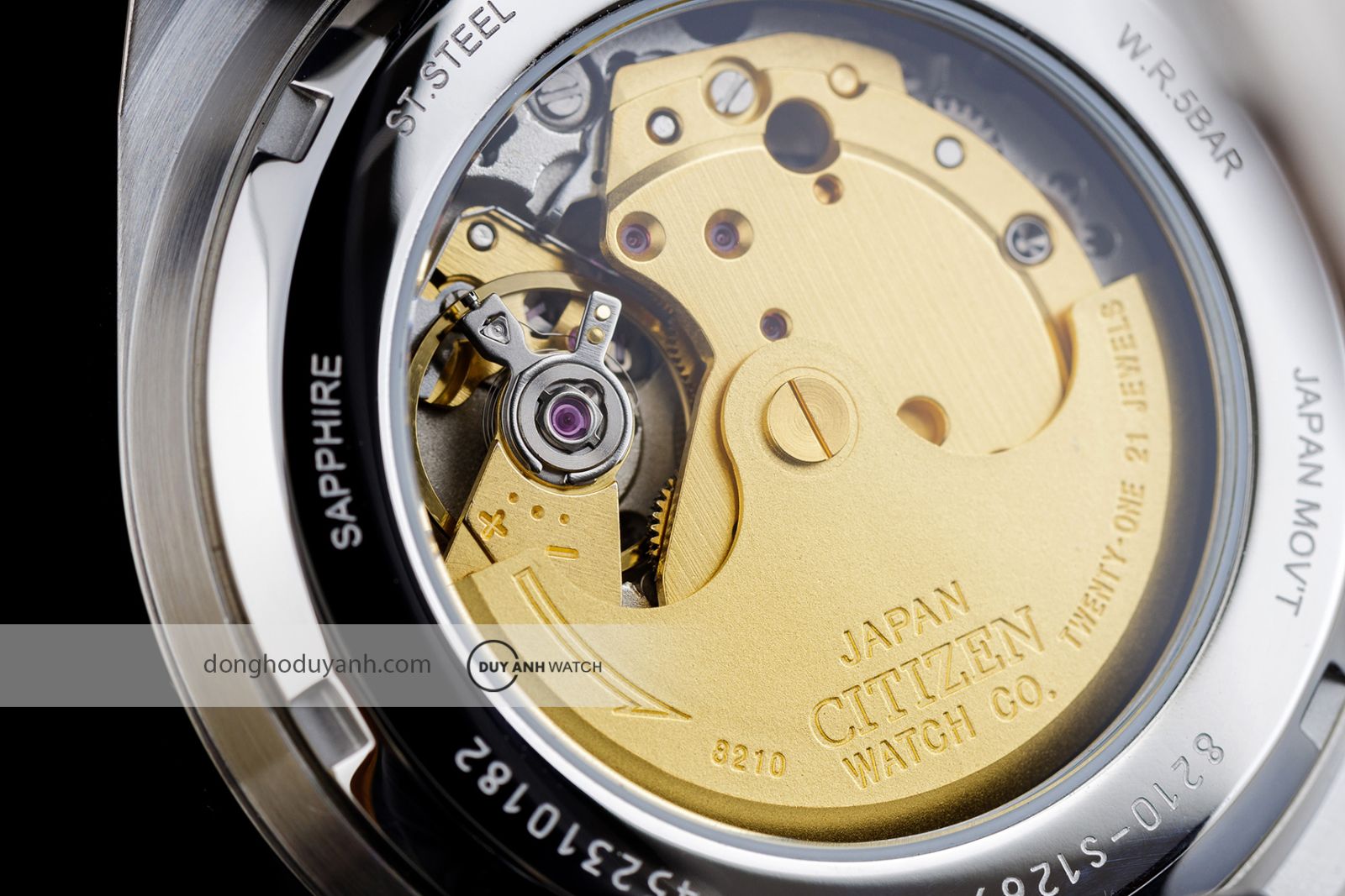 Bộ máy đồng hồ nam Citizen Tsuyosa NJ0150-56W