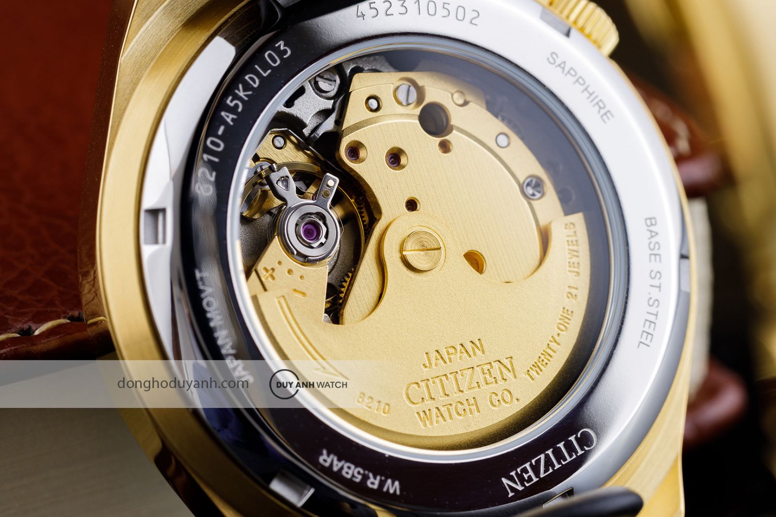 Bộ máy đồng hồ nam Citizen Tsuyosa NJ0152-51X