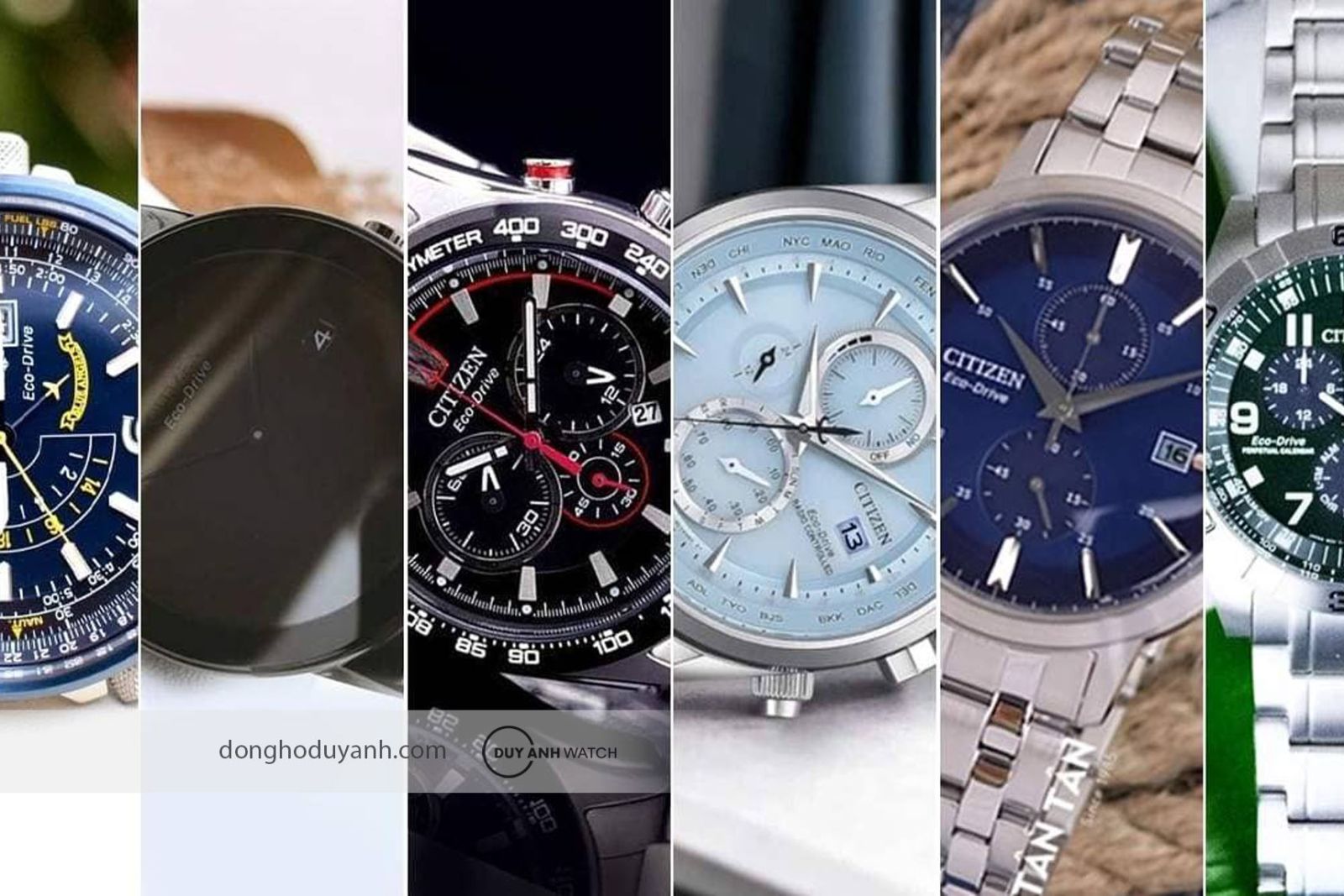 Bộ suu tập đồng hồ Citizen Eco-Drive