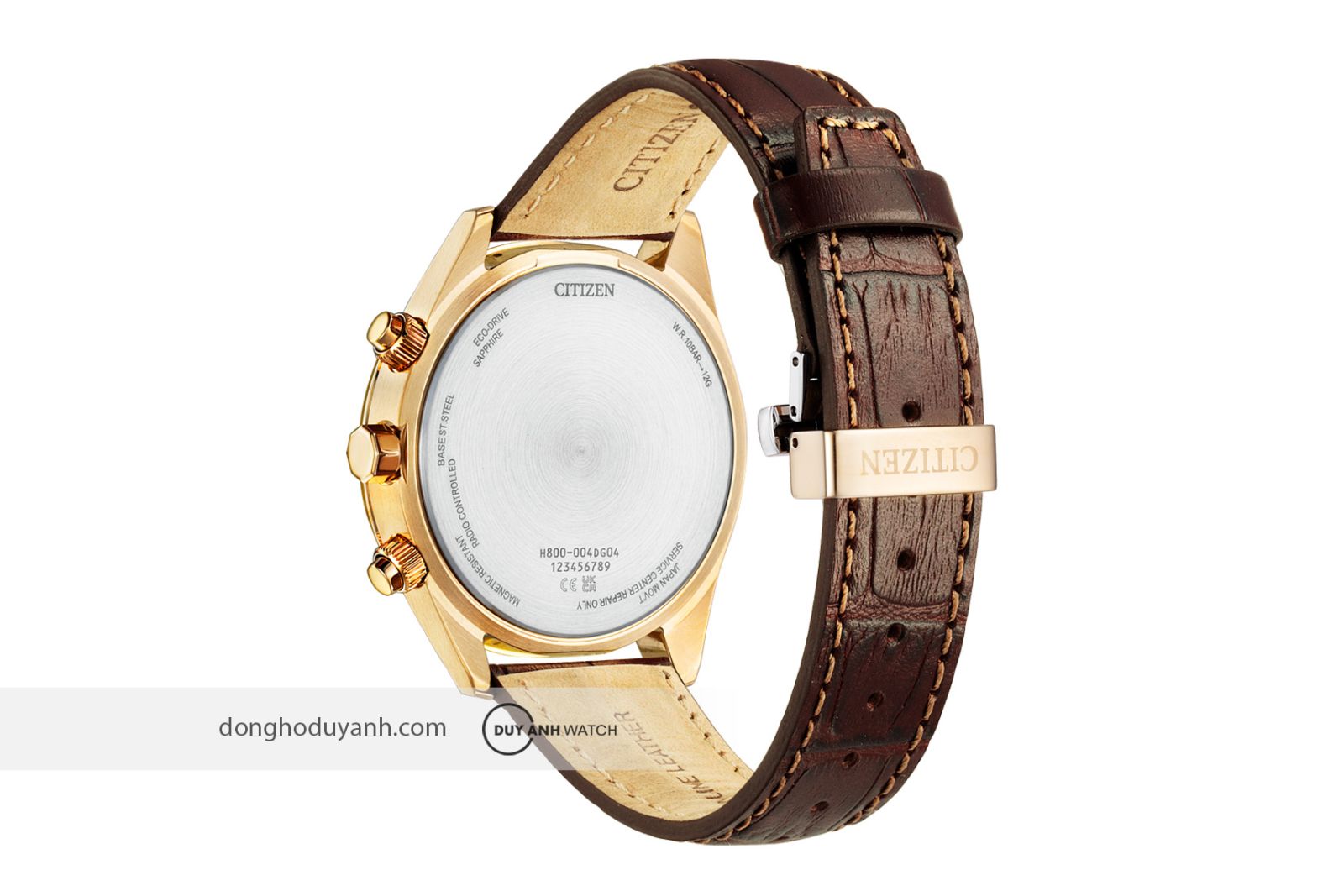 Mặt đáy Citizen Eco-drive At8263-10h