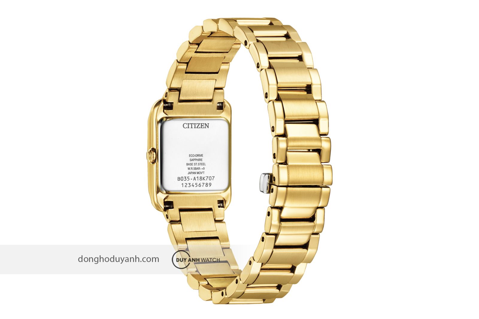 Mặt đáy của Citizen L Eco-Drive EW5602-81D