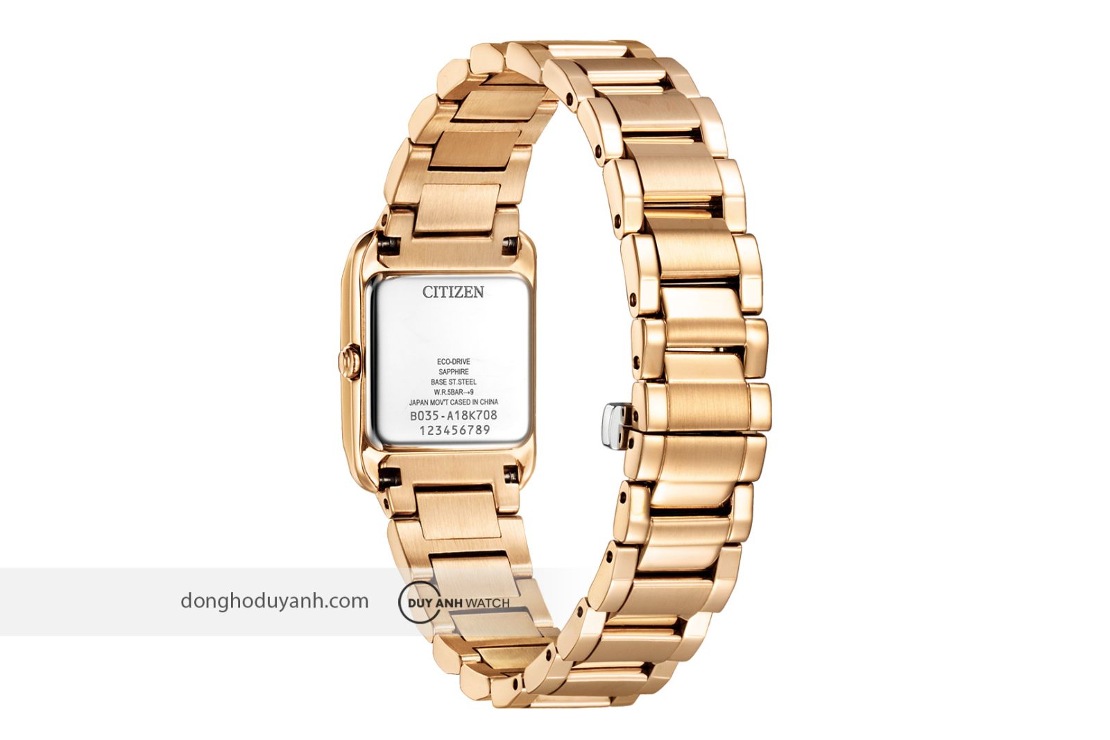 Mặt đáy Citizen L Eco-Drive EW5603-89Y