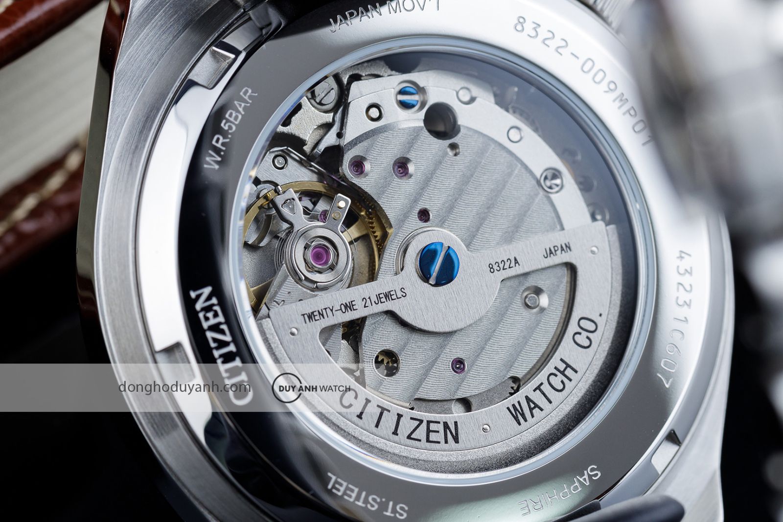 Bộ máy Citizen Tsuyosa Small Second NK5010-51X