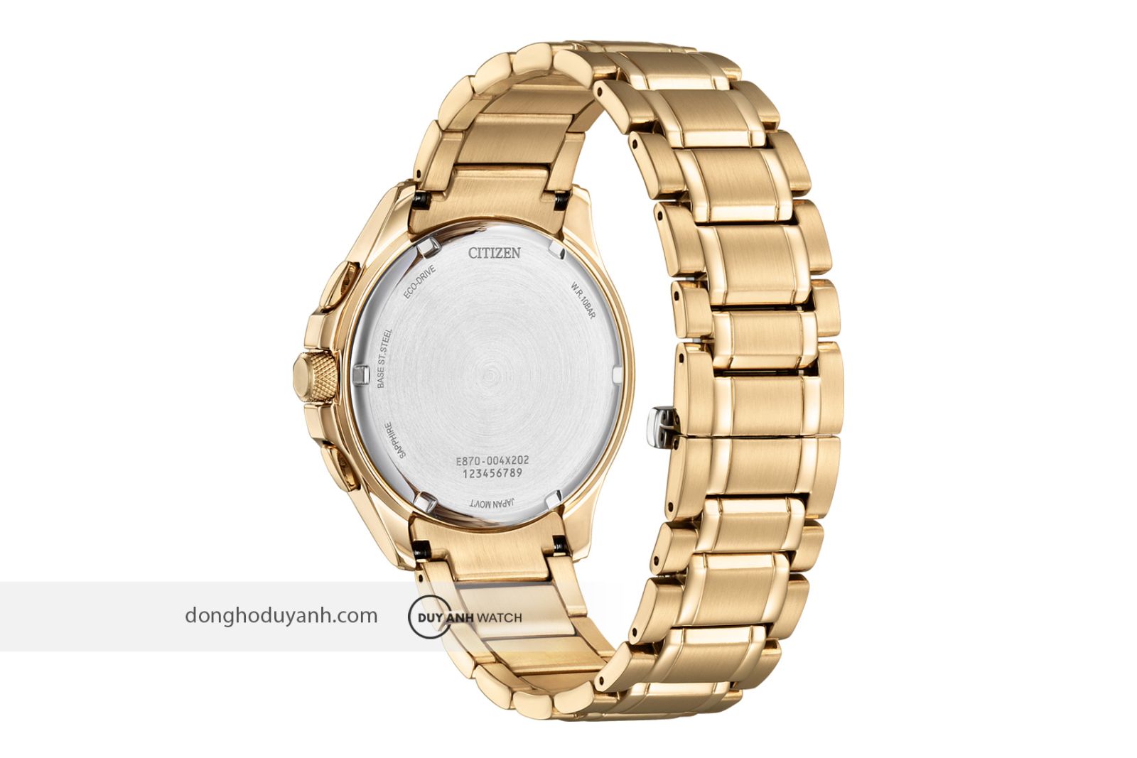 Mặt đáy Citizen Eco-Drive BL8163-50X