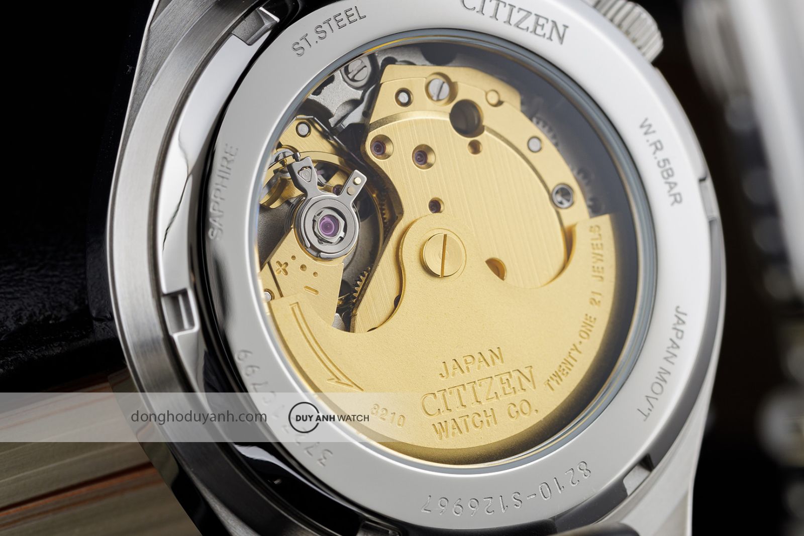 Mặt đáy Citizen Tsuyosa Pantone NJ0158-89W