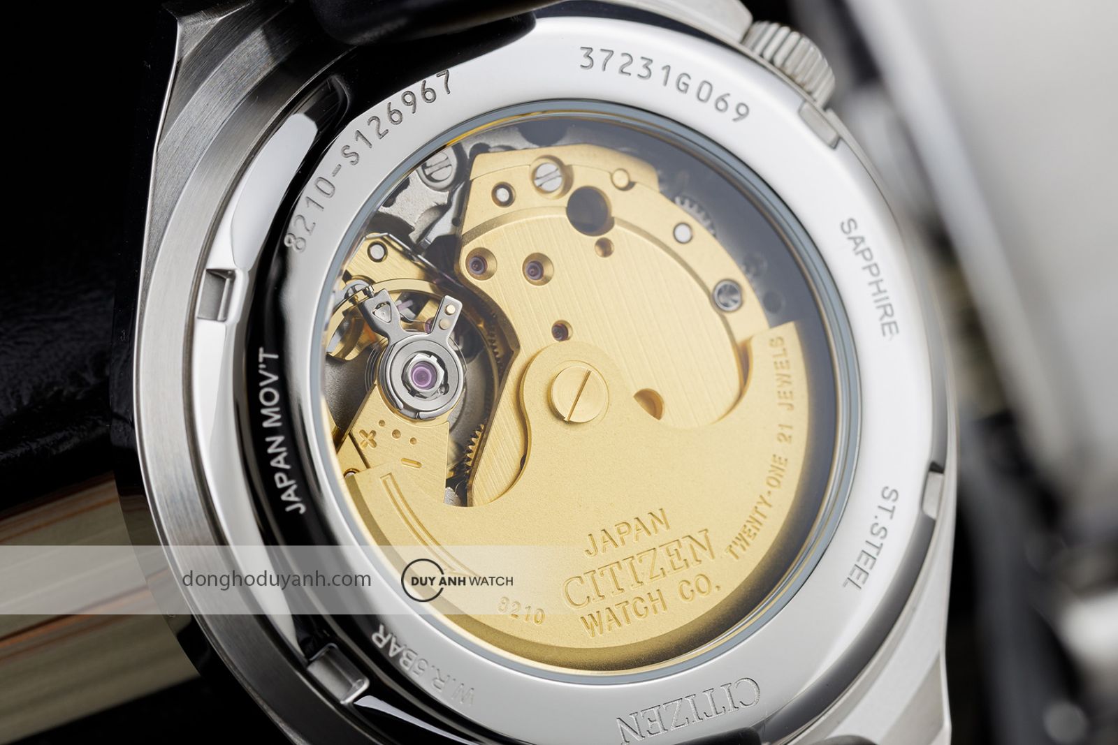 Mặt đáy Citizen Tsuyosa Pantone NJ0158-89Y
