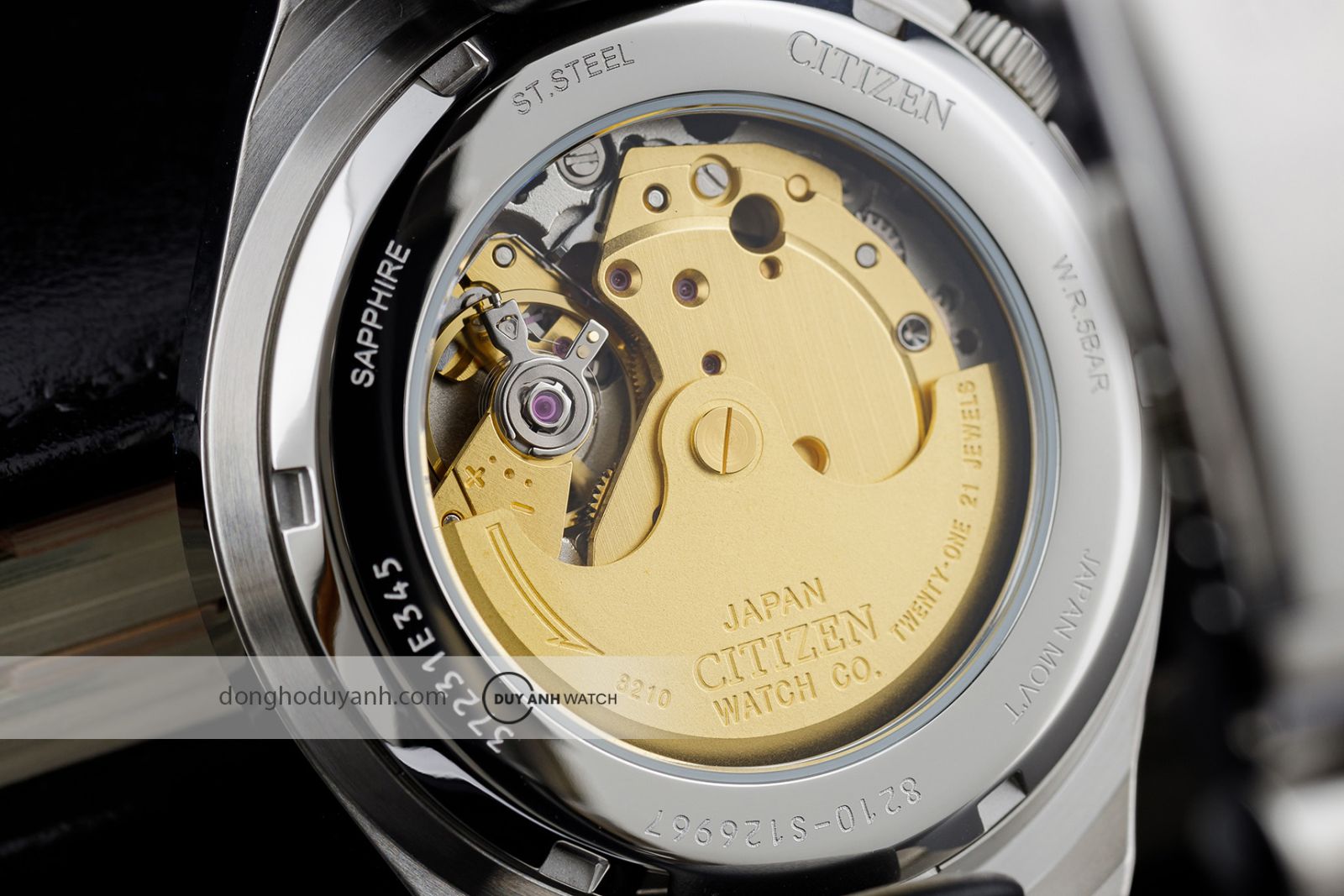 Mặt đáy Citizen Tsuyosa Pantone NJ0158-89Z