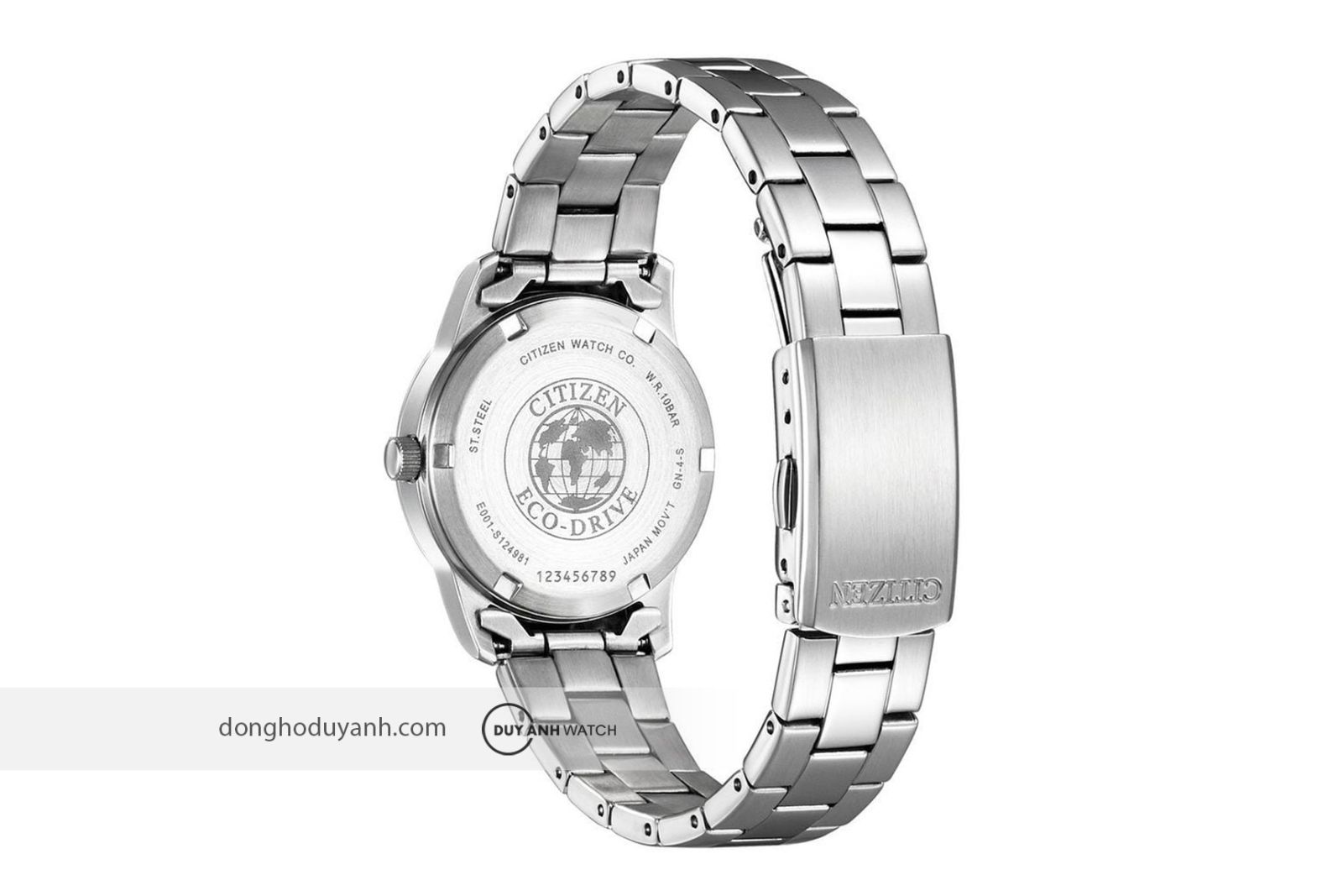 Mặt đáy của Citizen Eco-Drive EW3260-84A