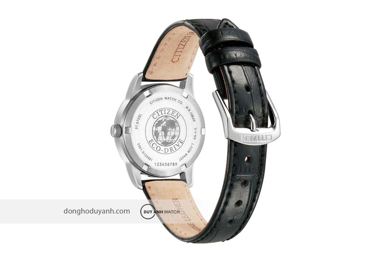 Mặt sau Citizen Eco-Drive EW3260-17A