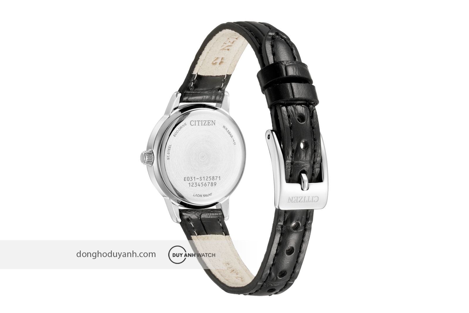 Mặt đáy Citizen Eco-Drive EM0930-15A