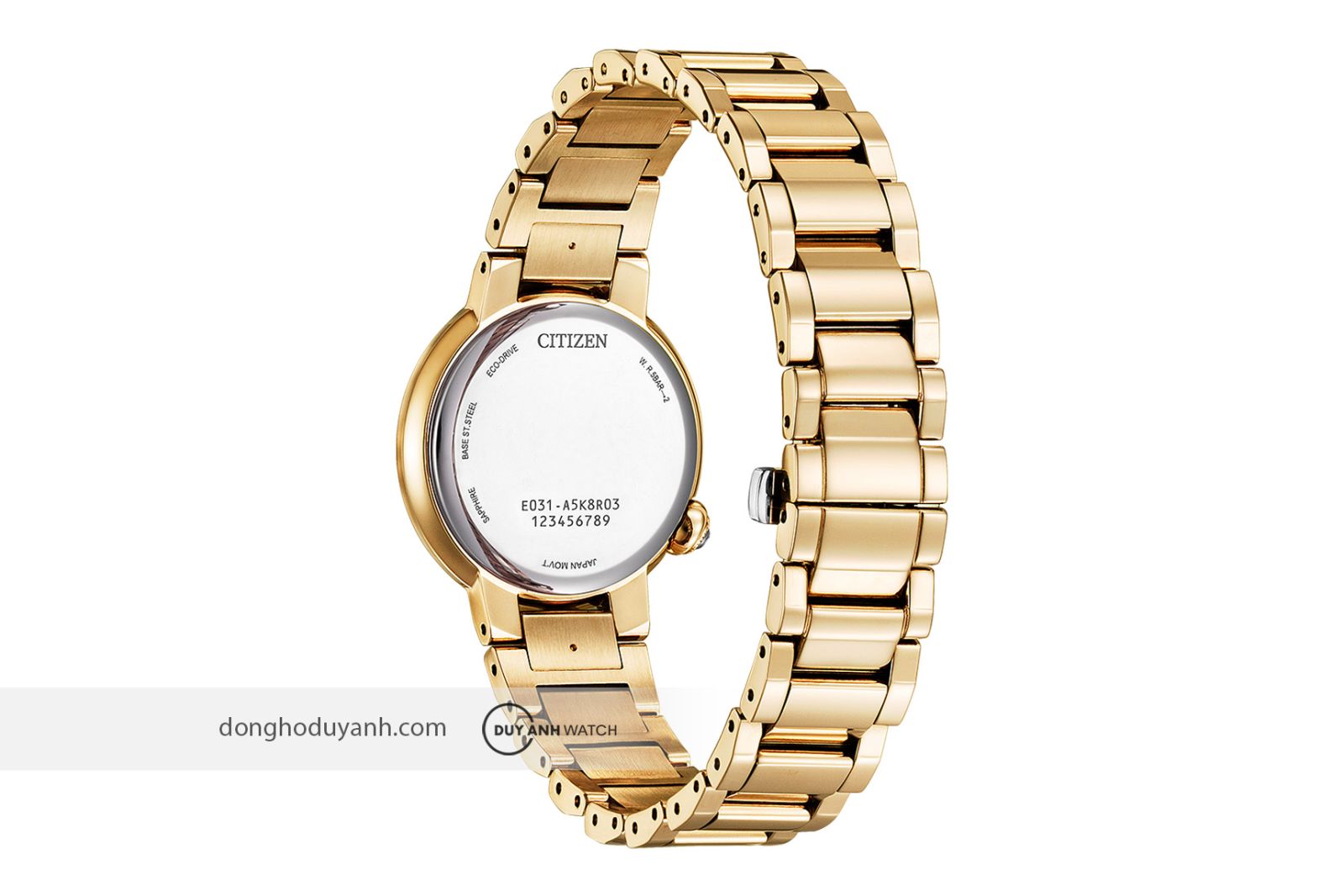 Mặt đáy Citizen L Eco-Drive EM0919-85Y