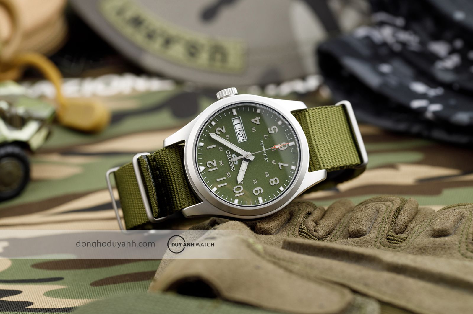 Seiko 5 Sports Field Quân Đội SRPG33K1