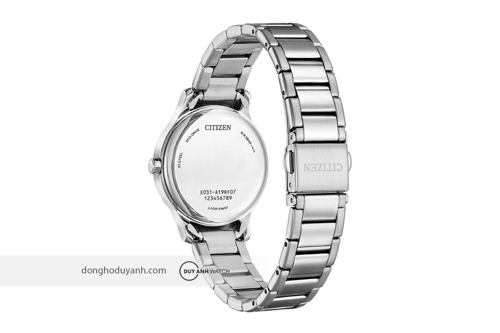 Mặt đáy Citizen Eco-Drive EM0899-72L