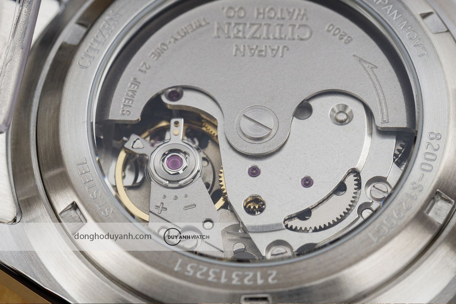 Mặt đáy Citizen C7 NH8391-51X